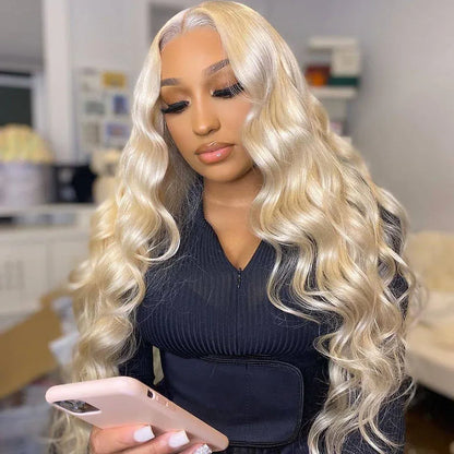 Highlight Ombre Lace Front Wig - 100% Human Hair - Shello's Creative Boutique