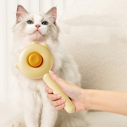 Magic Cat Massage Comb - Hair Removal Grooming Brush with Scratcher - Shello's Creative Boutique