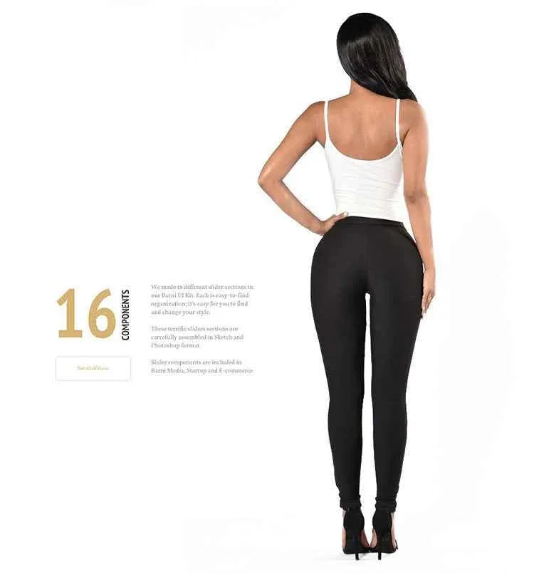 High-Waist Cropped Leggings - Cross-Strap Stretch Leggings for Women - Shello's Creative Boutique
