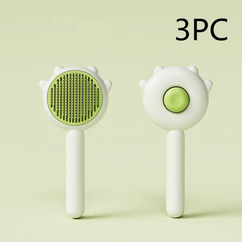 Magic Cat Massage Comb - Hair Removal Grooming Brush with Scratcher - Shello's Creative Boutique