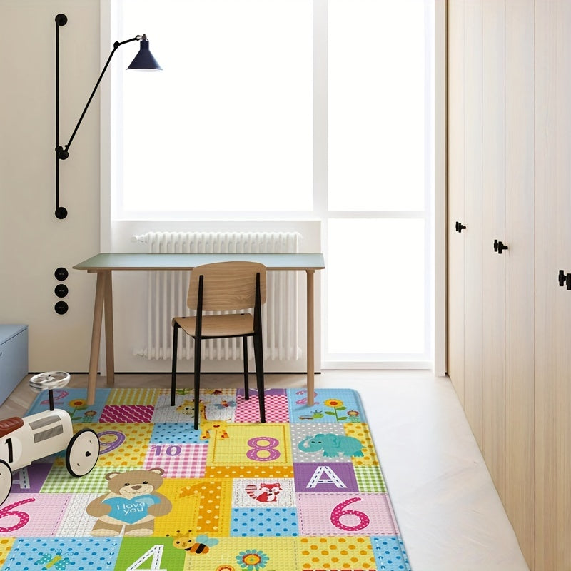 Double-Sided Waterproof Baby Play Mat - Educational Foam Floor Pad 180x100cm