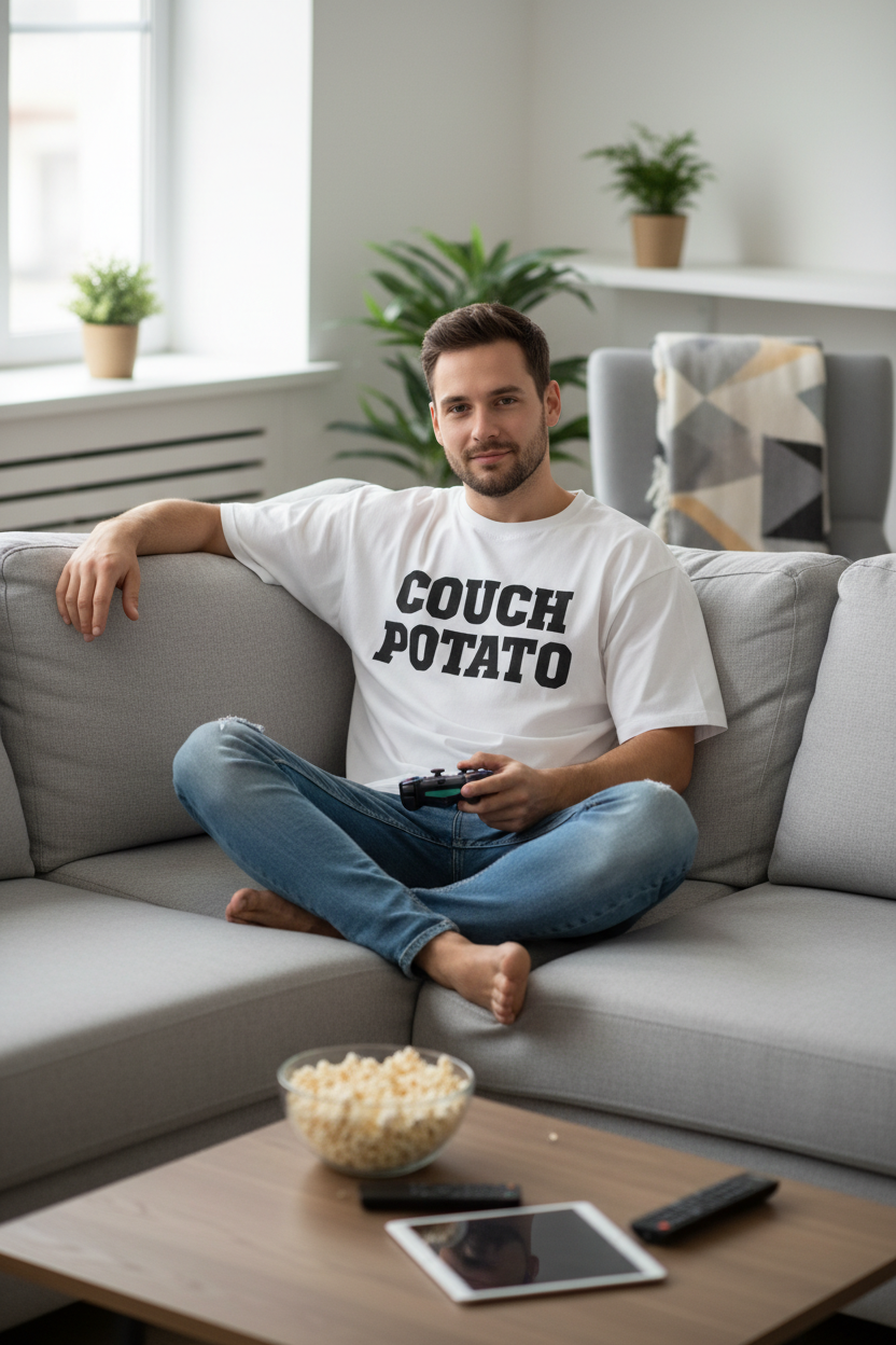 Couch Potato T-Shirt lifestyle image