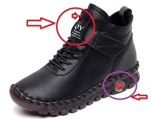 Cushioned Leather Flat Loafers – Comfortable Driving Shoes for Women - Shello's Creative Boutique