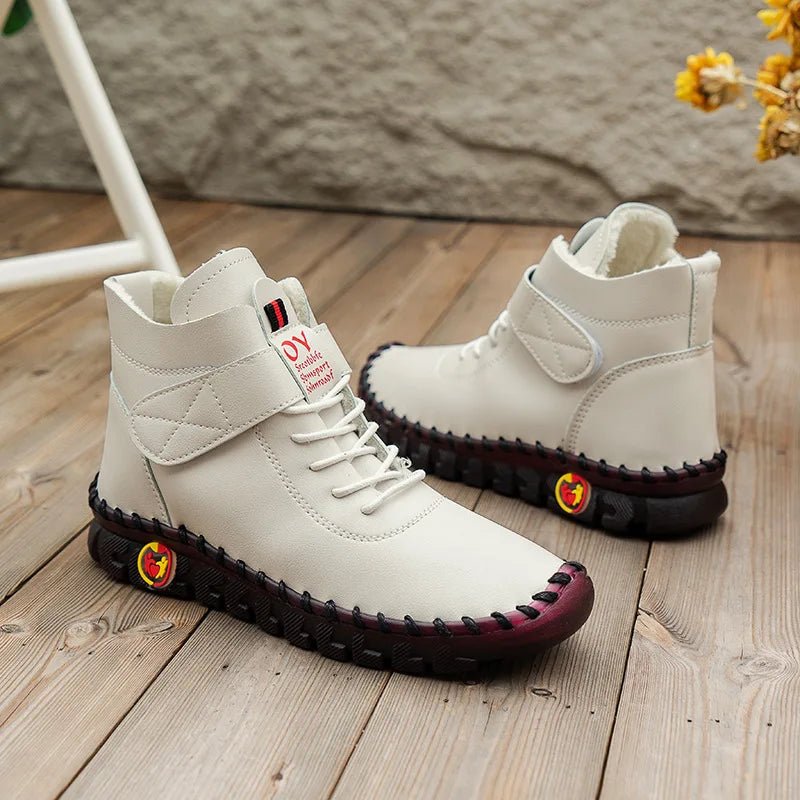Cushioned Leather Flat Loafers – Comfortable Driving Shoes for Women - Shello's Creative Boutique