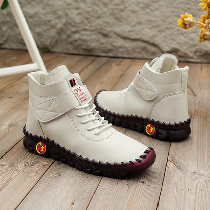 Cushioned Leather Flat Loafers – Comfortable Driving Shoes for Women - Shello's Creative Boutique