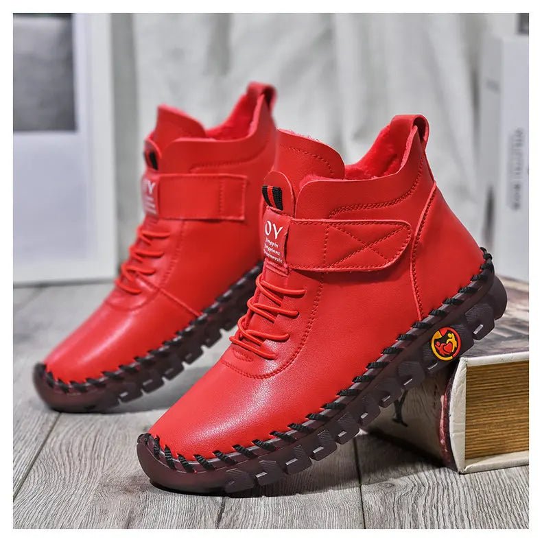 Cushioned Leather Flat Loafers – Comfortable Driving Shoes for Women - Shello's Creative Boutique