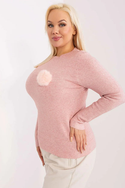 Plus Size Beige Jumper - Factory Price Women's Knitwear Essential - Shello's Creative Boutique