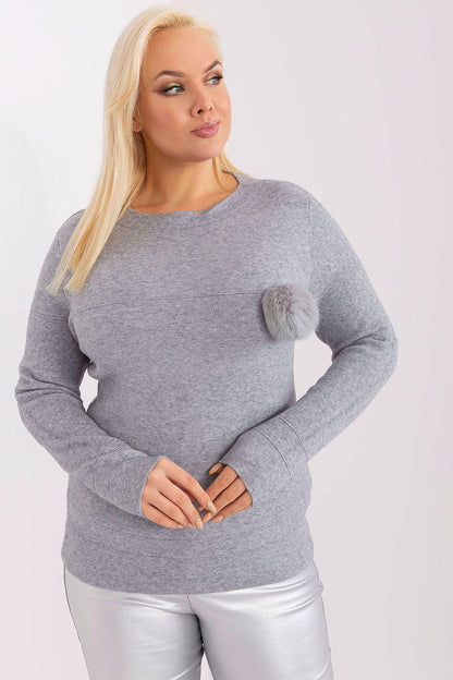 Plus Size Beige Jumper - Factory Price Women's Knitwear Essential - Shello's Creative Boutique