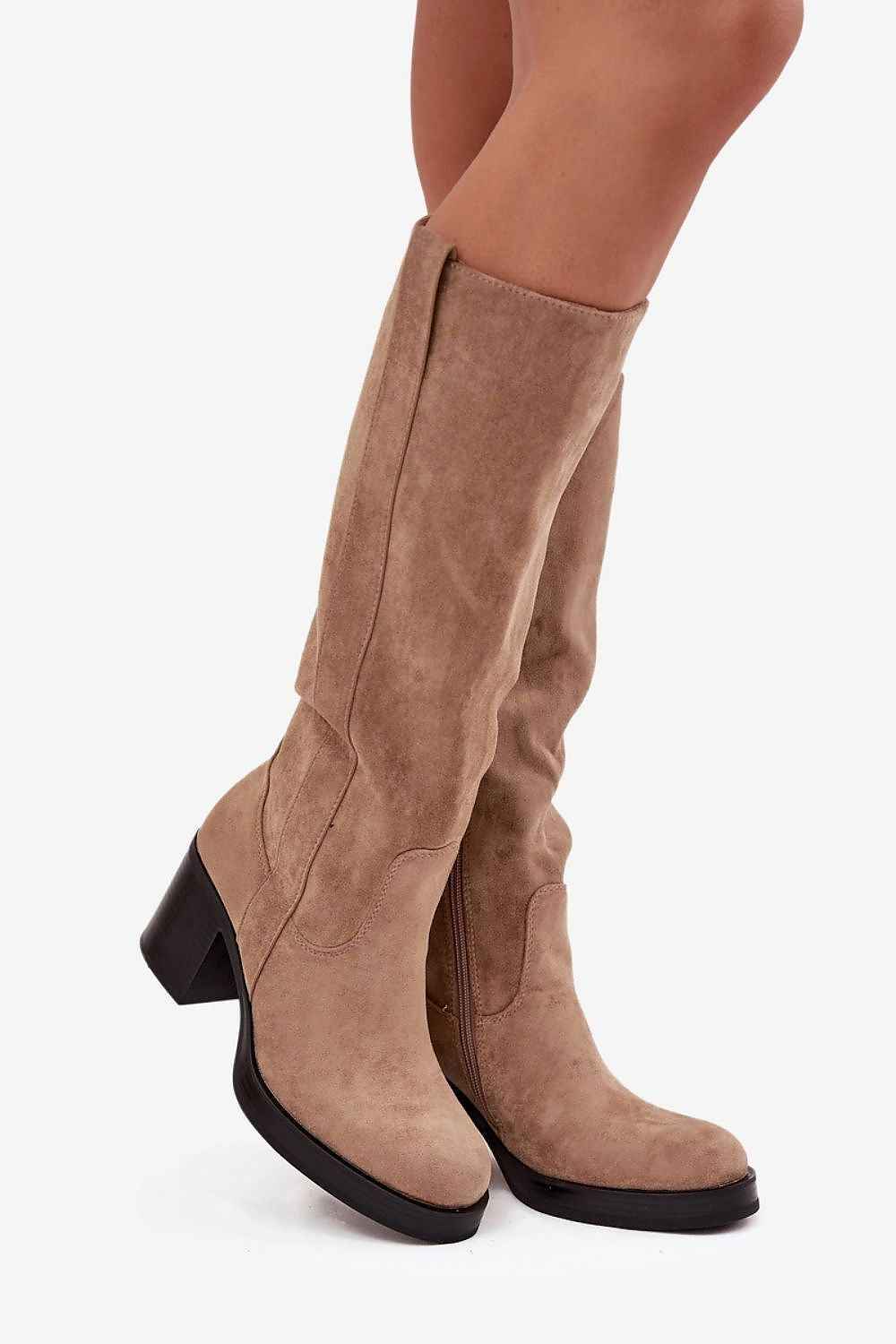 Step in Style Heel Boots - Elegant Women's Heeled Ankle Boots Model
