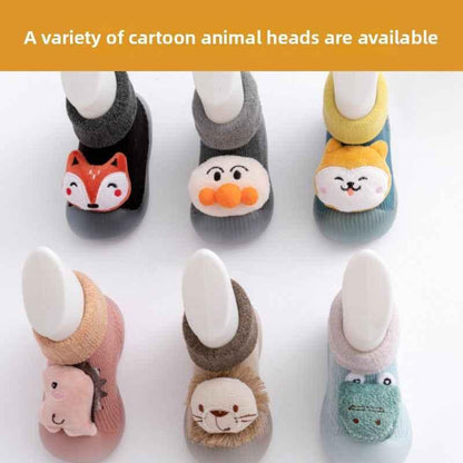 Winter Cotton Warm Baby Floor Socks - Non-Slip Grip Soles - Shello's Creative Boutique