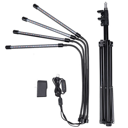 Full Spectrum LED Grow Light with Tripod - 40W Plant Lamp - Shello's Creative Boutique