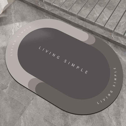 Quick-Drying Absorbent Bathroom Floor Mat - Shello's Creative Boutique