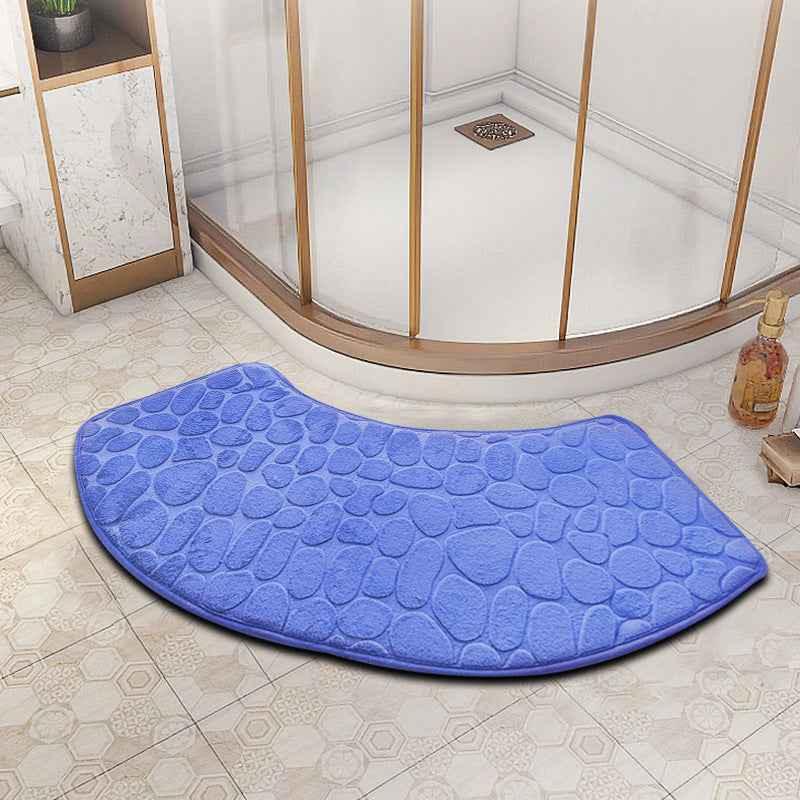 fan-shaped bathroom floor mat - Shello's Creative Boutique