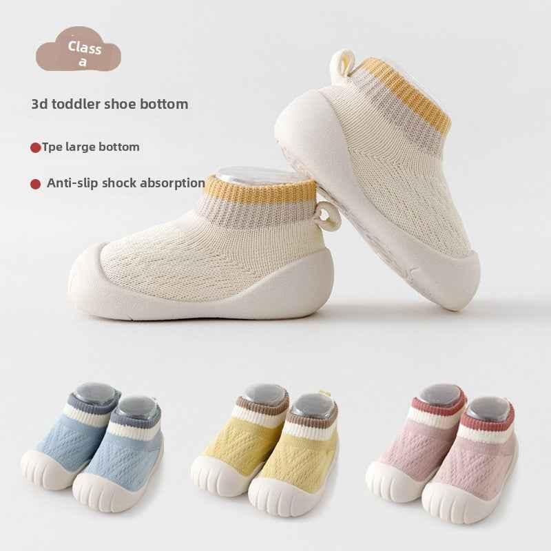 Baby Anti-Slip Floor Socks - Soft Sole Grip Socks for All Seasons - Shello's Creative Boutique