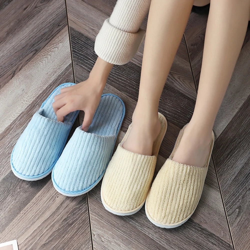 Disposable Guest Slippers - 3 Pairs Non - Slip Indoor Set - Shello's Creative Boutique