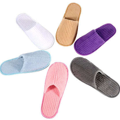 Disposable Guest Slippers - 3 Pairs Non - Slip Indoor Set - Shello's Creative Boutique