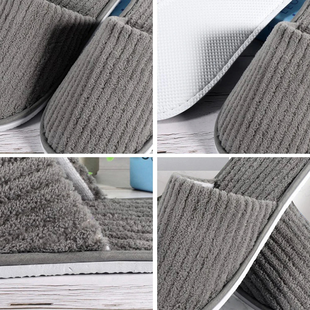 Disposable Guest Slippers - 3 Pairs Non - Slip Indoor Set - Shello's Creative Boutique