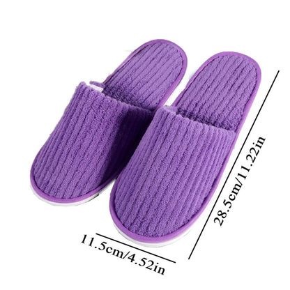 Disposable Guest Slippers - 3 Pairs Non - Slip Indoor Set - Shello's Creative Boutique