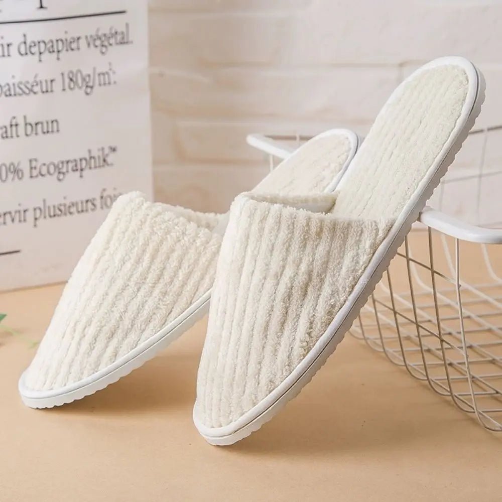 Disposable Guest Slippers - 3 Pairs Non - Slip Indoor Set - Shello's Creative Boutique