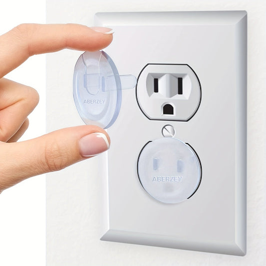 10pcs Outlet Covers, Baby Proofing Safety Child Secure Electric Plug Protectors, With Hidden Handle Square Socket Covers, For Electrical Outlets Baby Safety Plug Covers, For Kids Toddler Protection, Christmas, Halloween, Than Shello's Creative Boutique
