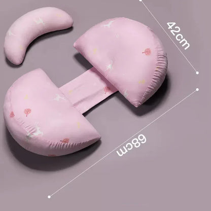 U-Shaped Pregnancy Pillow - Side Sleeping Support & Comfort - Shello's Creative Boutique