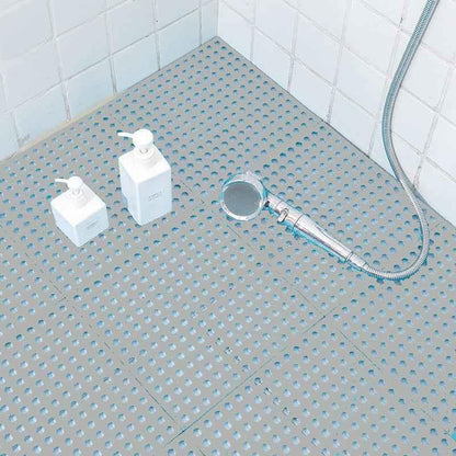 Modular Interlocking Bath Mat - Non-Slip Waterproof TPR Floor Tiles 30x30cm - Shello's Creative Boutique
