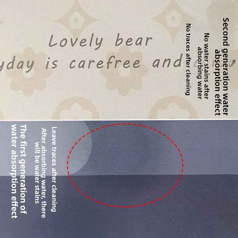 Quick-Drying Absorbent Bathroom Floor Mat