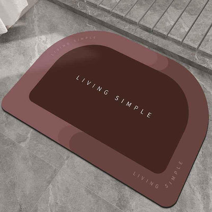 Quick-Drying Absorbent Bathroom Floor Mat - Shello's Creative Boutique
