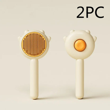 Magic Cat Massage Comb - Hair Removal Grooming Brush with Scratcher - Shello's Creative Boutique