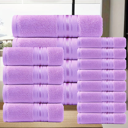 16 Piece Bath Towel Set - Complete Bundle