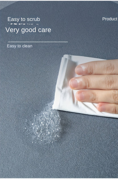 Crystal Velvet Kitchen Floor Mat - Non-Slip Oil-Absorbent Carpet for Bathroom & Living Room