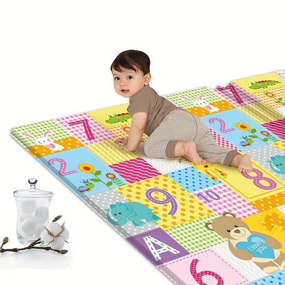Double-Sided Waterproof Baby Play Mat - Educational Foam Floor Pad 180x100cm