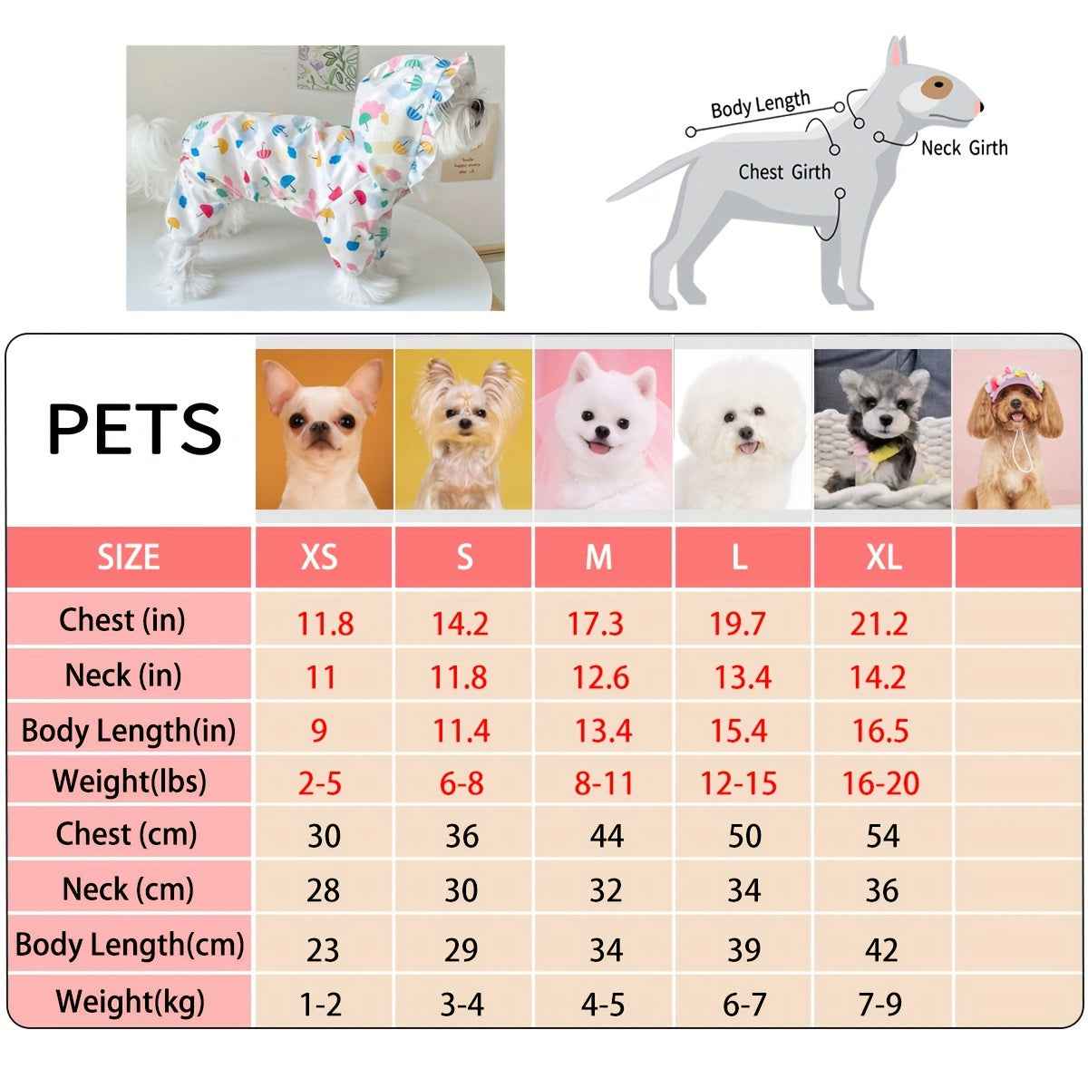 Waterproof Pet Raincoat For Small Dogs - Cute And Functional Outdoor Dog Apparel