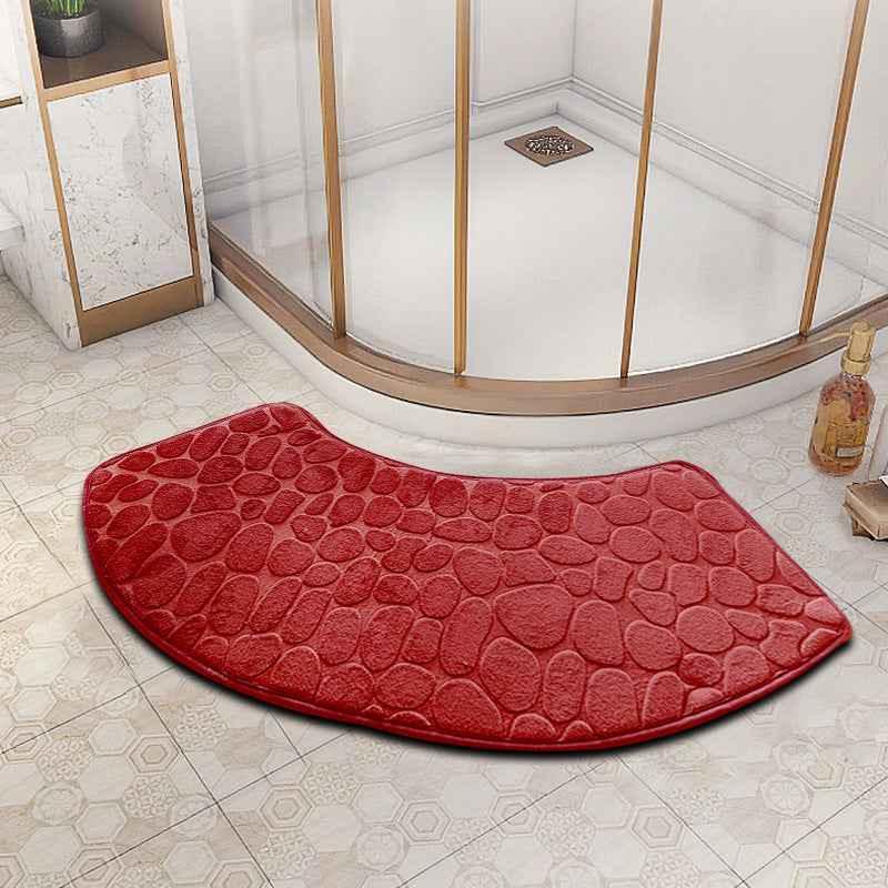 fan-shaped bathroom floor mat - Shello's Creative Boutique