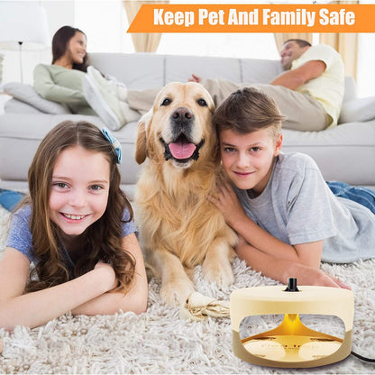 Pesticide-Free Pet Flea Lamp - Safe Household Flea Trap