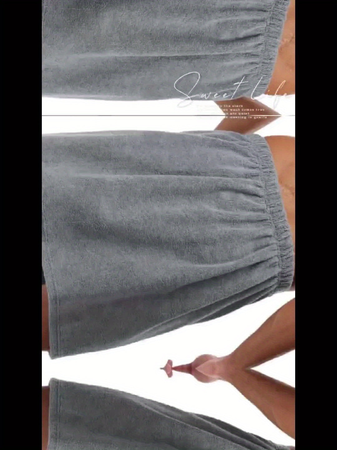 Men's Adjustable Bath Towel with Pockets - Microfiber - Shello's Creative Boutique