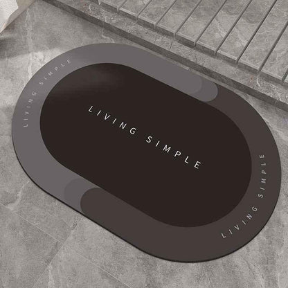 Quick-Drying Absorbent Bathroom Floor Mat - Shello's Creative Boutique