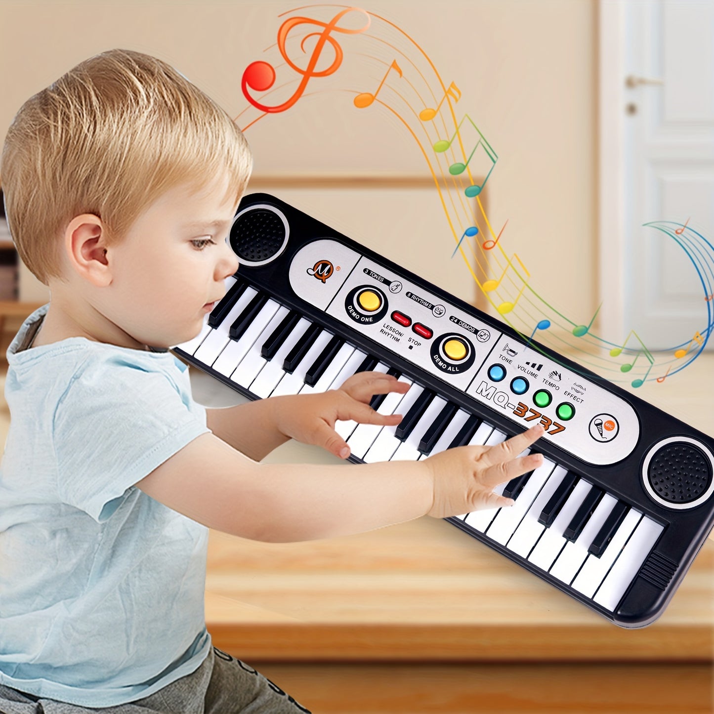 37-Key Electronic Piano for Kids - Beginner Keyboard Musical Toy Ages 3+