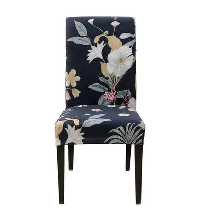 Floral Chair Covers - Elastic Spandex Slipcovers