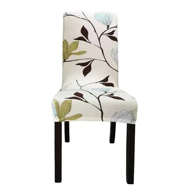 Floral Chair Covers - Elastic Spandex Slipcovers - Shello's Creative Boutique
