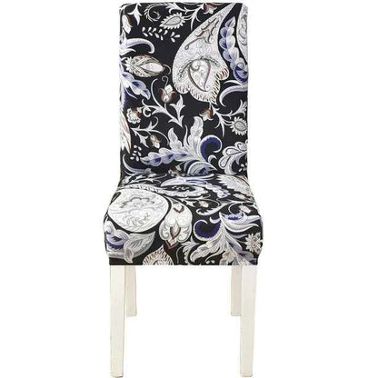 Floral Chair Covers - Elastic Spandex Slipcovers