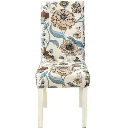 Floral Chair Covers - Elastic Spandex Slipcovers