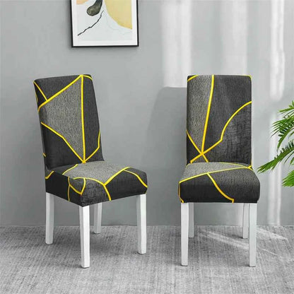 Floral Chair Covers - Elastic Spandex Slipcovers