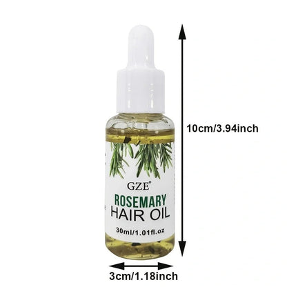 GZE Rosemary Oil for Hair Growth - 2 Pack Scalp Treatment (30ml x 2) - Shello's Creative Boutique
