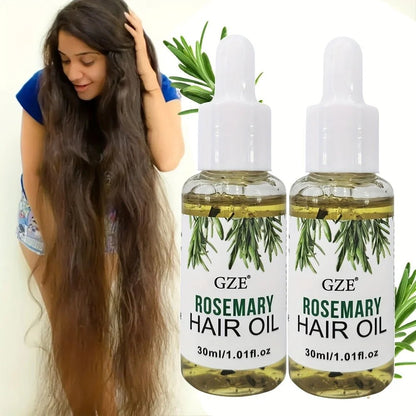 GZE Rosemary Oil for Hair Growth - 2 Pack Scalp Treatment (30ml x 2) - Shello's Creative Boutique