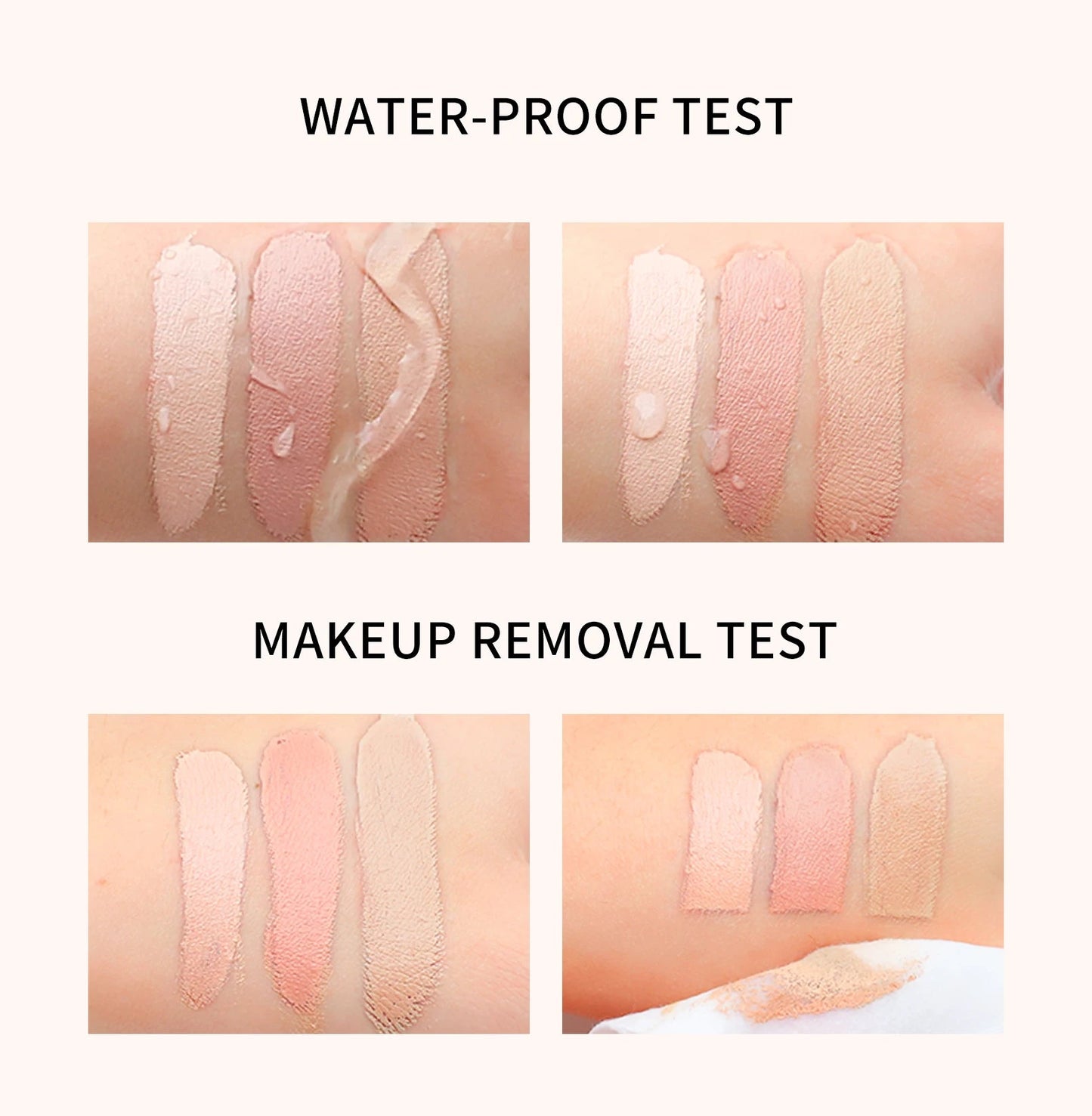 High Coverage Concealer - Waterproof Foundation BB Cream for Dark Circles & Blemishes - Shello's Creative Boutique