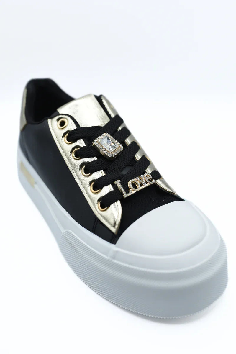 Lace Up Love Platform Trainers - Shello's Creative Boutique