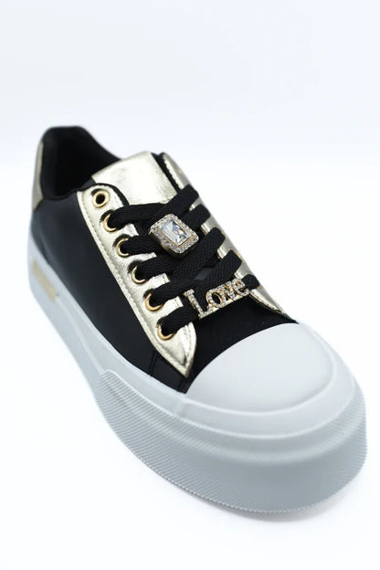 Lace Up Love Platform Trainers - Shello's Creative Boutique