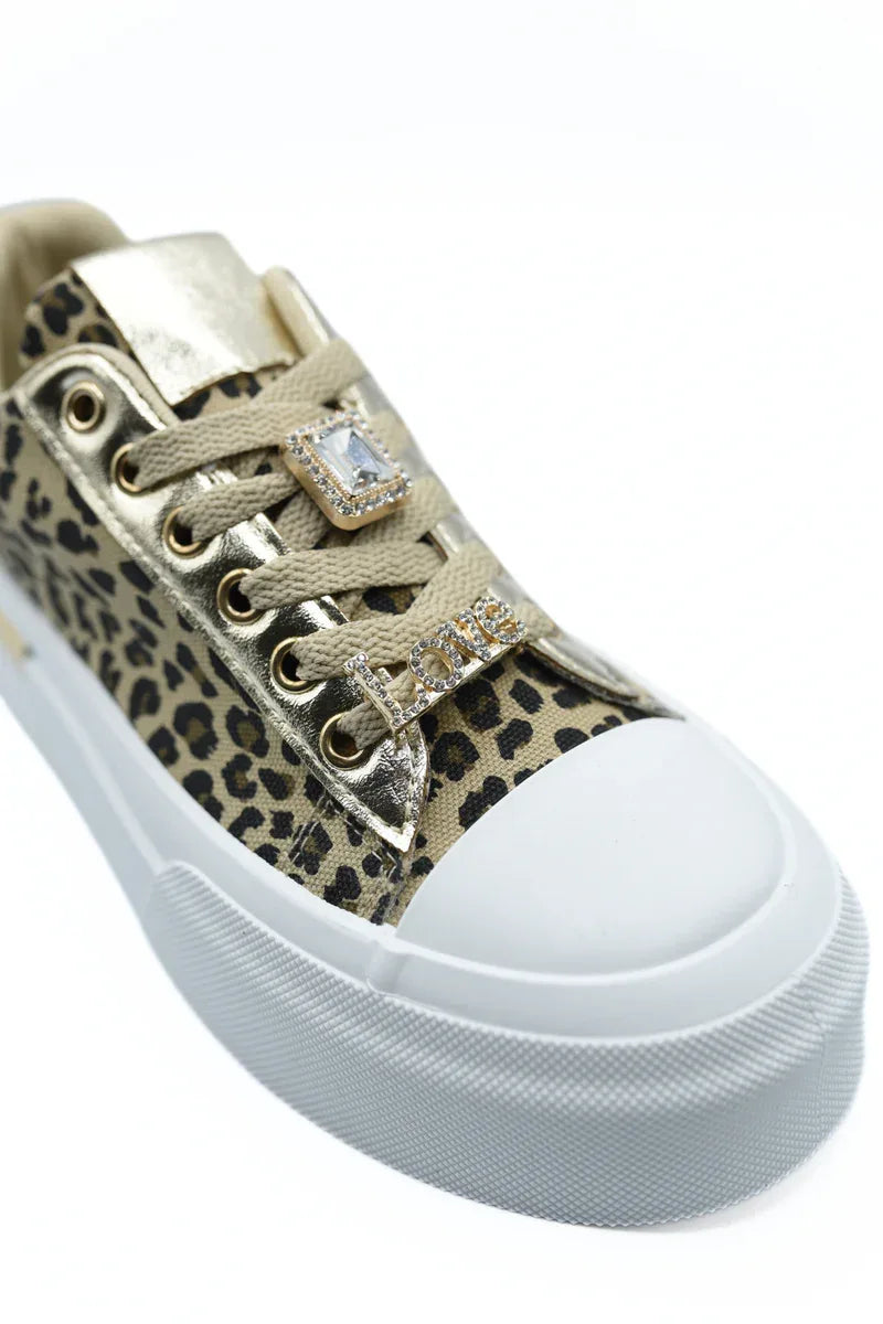 Lace Up Love Platform Trainers - Shello's Creative Boutique