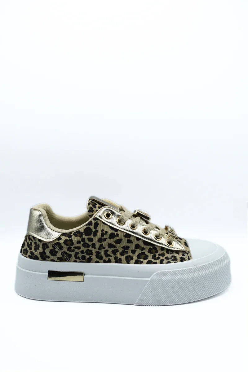 Lace Up Love Platform Trainers - Shello's Creative Boutique